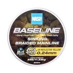 Nash Baseline Sinking 600 M Flätad Lina  0.350 mm