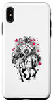 Coque pour iPhone XS Max Fallen Angel on Demon Horse Esthétique Horreur Occulte