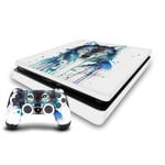 Head Case Designs Officially Licensed Pixie Cold Ice Wolf Art Mix Matte Vinyl Sticker Gaming Skin Decal Cover Compatible With Sony PlayStation 4 PS4 Slim Console and DualShock 4 Controller