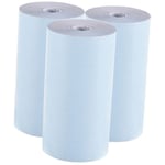 Rouleau de papier thermique couleur 57 x 30 mm (2,17 x 1,18 pouces), papier photo pour reçus de facture, impression claire pour imprimante thermique