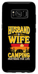 Coque pour Galaxy S8 Mari et femme Camping Partners For Life Sweet Funny Camp