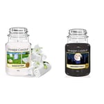 Yankee Candle Scented Candle | Scented Candle | Midsummers Night Large Jar Candle | Burn Time: Up to 150 Hours & Scented Candle | Clean Cotton Large Jar Candle | Burn Time: Up to 150 Hours