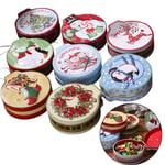 Sugar Sealed Jar Christmas Decorative Tinplate Candy Box Gift Boxes Iron