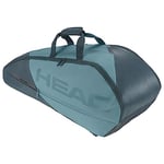 HEAD Racquet Bag Sac de Raquette Tour Unisex, Cyan/Bleu, M