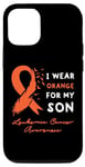 Coque pour iPhone 13 I Wear Orange For My Son - Sensibilisation au cancer de la leucémie