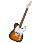Squier by Fender Debut Collection Guitare Électrique Telecaster, Touche en Laurier, Pickguard Blanc, Sunburst 2 Couleurs