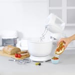 ELECTRIC HAND & STAND DETACHABLE BAKING MIXER 5 SPEED SETTINGS 3.8LTR CAPACITY 