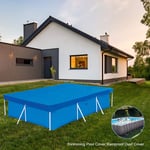 ZHENN Swimming Pool Mat for Garden Outdoor Paddling Family Pools Solar Cover Can Use as Pool Cover Swimming Pool Blanket Cloth Solar Cover Protector Blue,400x 211x 81cm