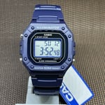 Casio W-218H-2A Youth Series  Digital Blue Resin Strap Alarm Day Date Watch