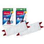Vileda Ultramax 1-2 Spray Replacement Mop Head Microfibre Pads - Pack of 2 * NEW