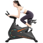 Silent Belt Drive Stationary Bikes for Home&Gym Indoor Cycling Bike with Heavy Flywheel