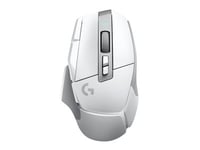 Logitech G502 X Lightspeed Wireless, 25600 dpi, 13 programmerbara knappar, HERO-sensor, RGB - Vit