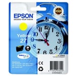 Genuine / Authentic Yellow Ink Cartridge for Epson 27 Workforce WF-3640DTWF 7620