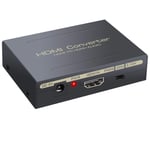 LiNKFOR 4K HDMI Audio Extractor HDCP 1.4 and 3D HDMI Switcher with Optical Stereo R/L RCA Audio Extractor with 1PC HDMI Cable Allow Standard Audio Format for Roku Sky HD Box PS3 PS4 TV