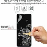 2x TECHGEAR (TPU) FULL COVERAGE Screen Protector for Samsung S20 Plus / S20+ 5G
