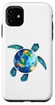 iPhone 11 Save The Planet Turtle Recycle Ocean Environment Earth Day Case