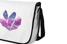 Bonamaison Digitally Printed Messenger School Bag with Black Strap for Students, Cross Body Bag, Courier Bag, Shoulder Bag for School, Back to School, Size: 29x36 cm. Color: Beige