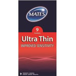 Mates Ultra Thin Condoms 9 Pack Durex Extra Feel UK Seller