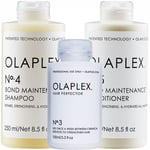 Olaplex Trio Treatment  100 ml, Shampoo No4 250 ml, Conditioner No5 250 ml - 