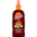 Malibu SPF 15 Bronzing Tanning Oil with Coconut, 200 ml