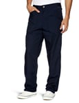 Regatta Homme Pantalon de Travail Homme Déperlant avec Poches Multiples Lined Action - Regular Trousers, Bleu Marine, 33W / 31L EU