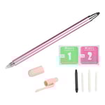 Dubbeländad Stylus Penna för Pekskärmar Ersättning Hög Känslighet Tablet Stylus Penna för Ipad (Rosa)