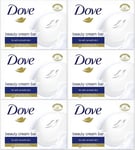 6x Dove Original Moisturising Beauty Cream Bath Shower Soap Bar Smooth Skin 90g