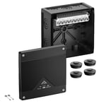 A-Box Pro 100-10²/SW Kopplingsdosa med plint 152x152mm IP66 Svart