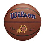 Wilson Ballon de Basket TEAM ALLIANCE, PHOENIX SUNS, intérieur/extérieur, cuir mixte taille : 7