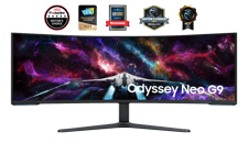 Samsung 57" G95NC Odyssey Neo G9 240Hz Dual UHD Monitor in White (LS57CG952NUXXU)