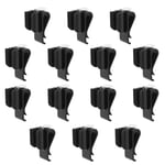 14pcs Black Color Golf Bag Clip on Putter Holder Golf Putter Clip with Ball Markers Sport Golf Club Bag Clips On Putter Clamp Holder Organizer Golf Organizer Club Clip