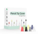Apple Pencil - skyddsfodral Tip för Pen 8 stk. Flerfärgad