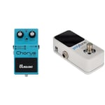 BOSS Ce-2W Waza Craft Special Edition Chorus Pedal, Special Edition Waza Craft Pedal & TC Electronic POLYTUNE 3 Ultra-Compact Polyphonic Tuner with Multiple Tuning Modes and Built