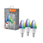 Ledvance - SMART+ WiFi 230V E14 RGBW Lampor Trippelpack