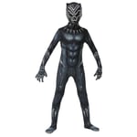 Barn Pojkar Black Panther Cosplay kostym 140 V 110