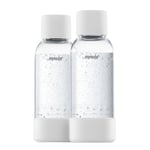 MySoda Flaske til Kullsyremaskin 2-pk 0,5 L White