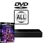 Panasonic Blu-ray Player DP-UB450EB-K MultiRegion for DVD inc Avengers Endgame