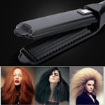 Crimped Hair Wave Ceramic Corrugated Corrugation Hair Crimper Flat Electric