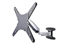 StarTech.com VESA TV Wall Mount, TV Mounting Bracket For 23"-55" Displays, Adjustable Full Motion TV Wall Mount Supports 66lb (30kg)