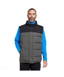 Peter Storm Mens Walter Wadded Insulated Water Resistant Gilet,Outdoor Clothing - Grey - Size Small