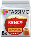Tassimo Kenco Cappuccino Coffee Pods (Pack of 5, Total 80 pods, 40 servings)