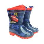 Disney Boy's Cars Boot Rain, Blue, 5.5 UK Child