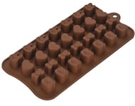 Chocolate mold tray, 4 shapes