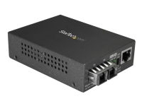 StarTech.com Singlemode (SM) SC Fiber Media Converter for 10/100/1000 Network, 10km, Gigabit Ethernet, 1310nm, w/ Auto Negotiation, Gigabit Ethernet to Single Mode (SMF) SC Fiber Converter - Ethernet Over Fiber (MCMGBSCSM10) - Fibermedieomformer - 1GbE - over fiberoptikk - 1000Base-LX, 100Base-TX, 1000Base-T - RJ-45 / SC-enkeltmodus - opp til 10 km - 1310 nm