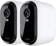 Arlo Essential 2K XL utomhussäkerhetskamera (2-pack)