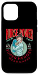 Coque pour iPhone 12/12 Pro Nurse Power Saving Life Is My Job Not All Heroes Wear Capes