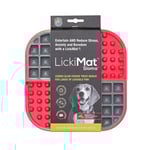 LickiMat Slomo - Slickmatta Hund, Rosa, 20 cm