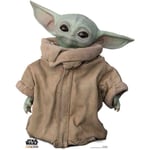 STAR CUTOUTS Star Cutouts - Figurine en carton taille réelle Bébé Yoda alias Grogu minion film série Mandalorian H 95 CM Marron