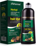 Black Hair Dye Shampoo 3 i 1 500ml