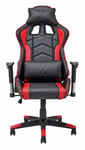 New X-Rocker Height Adjustable Alpha Office Gaming Chair - Black and Red -GO261.